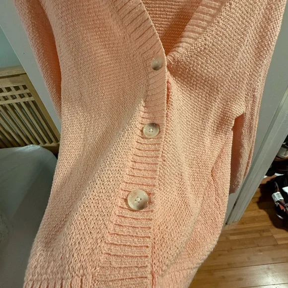 LOFT Peach Women's Cardigan - Picture 2 of 4